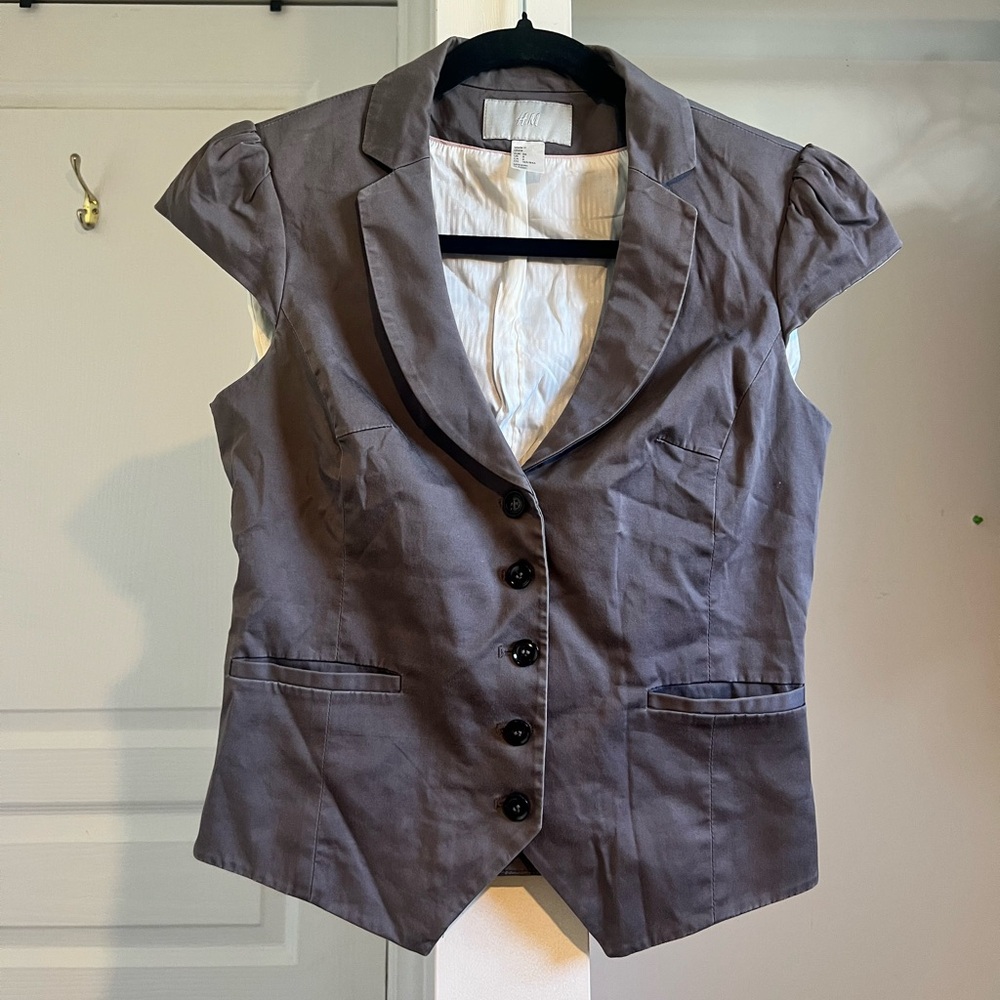 H&M Modern Classic Blazer in Gray